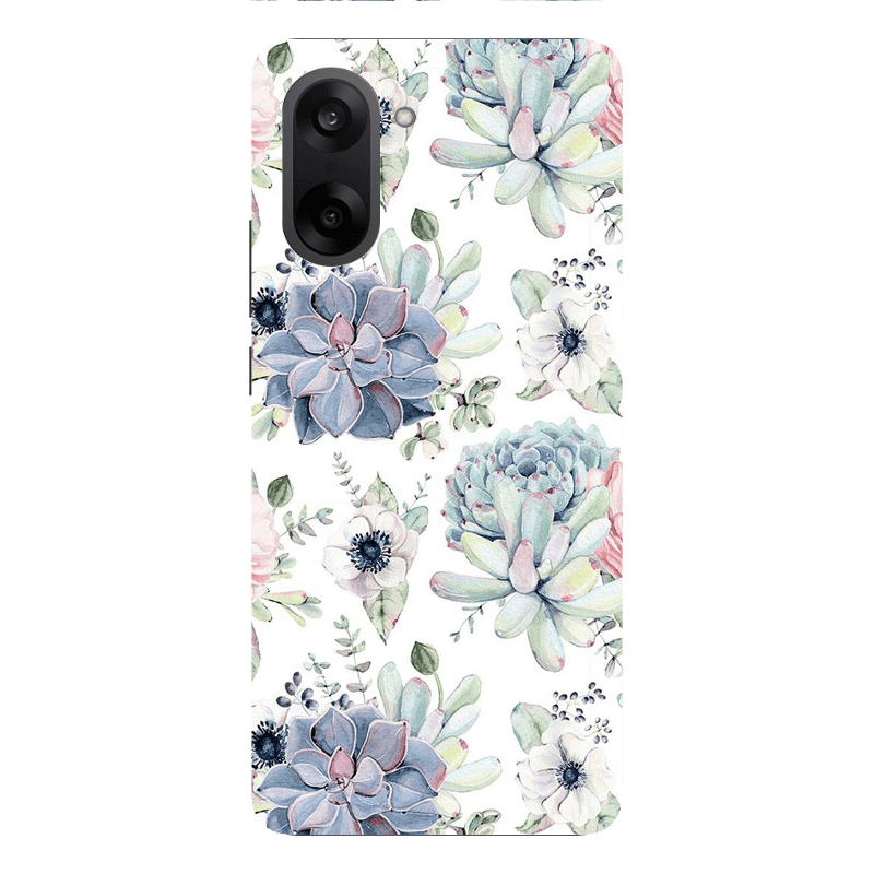 Oneplus Nord CE 5 Flower 56 Transparent Silicone TPU Θήκη